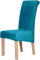 Homaxy Samt Stuhl Deckt Satz von 6, Stretch Esszimmer Stuhl Deckt, Spandex Plüsch Stuhl Decken Große Esszimmer Stuhl Protector (Peacock Blue)