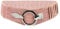 Glamexx24 Elastischer Damen Taillengürtel gürtel 6cm breiter Hüftgürtel mit silberner Ring (Schlange rosa, Taillenweite 75cm-110cm)