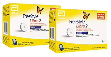 Abbot Freestyle Libre Sensor 2 Glucose Monitoring Sensor Pack of 2