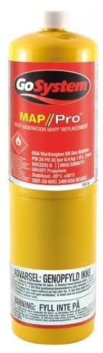 Map Plus Gas Disposable Cylinder Bottle 400g Cartridge for Blow Torch Jet Burner Torch Tools Plumbing Canisters for Plumbers Soldering Torch (1)
