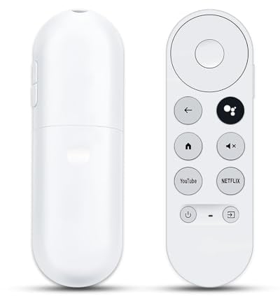ZUOQIANG Telecommande Bluetooth Vocale pour Chromecast Google TV, Télécommande Universelle Compatibles avec Google TV, Remplacement Telecommande G9N9N