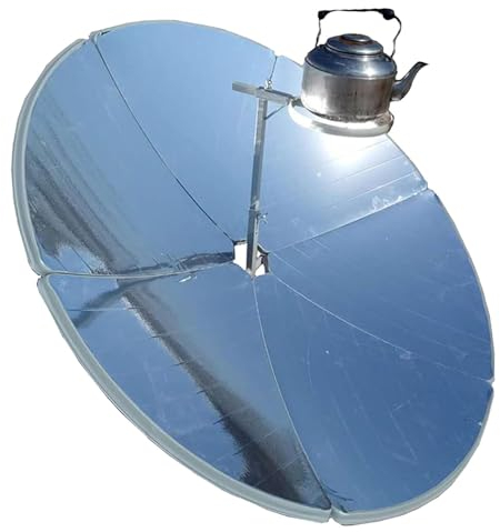SACLMD Four solaire pliable,cuiseur solaire parabolique,concentrateur solaire,cuiseur solaire,cuiseur solaire extérieur de camping,cuiseur solaire à concentration extérieur