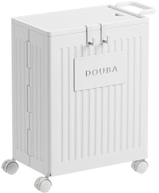 Ergocar Caja De Almacenaje, La Rueda Universal Puede Moverse 360 ​​°, Con Una Caja De Almacenamiento De Cubierta, Es Adecuada Para Habitaciones, Salas De Estar, Oficinas