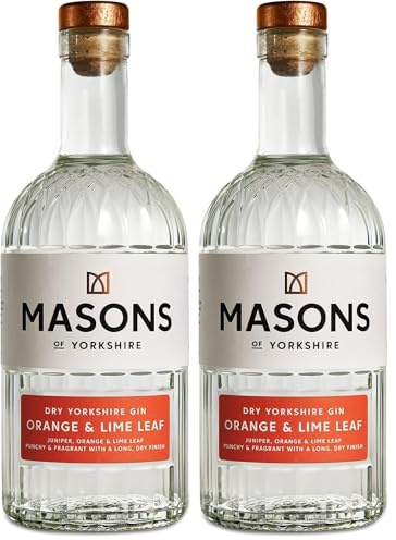 Masons Orange & Lime Leaf Gin 70cl (Pack of 2)
