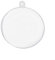 CNANRNANC 1 Stück Weihnachtskugeln Acrylkugeln Kunststoffkugeln Plastik Durchsichtige Kugeln Dekokugeln Transparent Bastelkugeln Weihnachtsbaumkugeln Geeignet zum Befüllen Aufhängen(14cm)