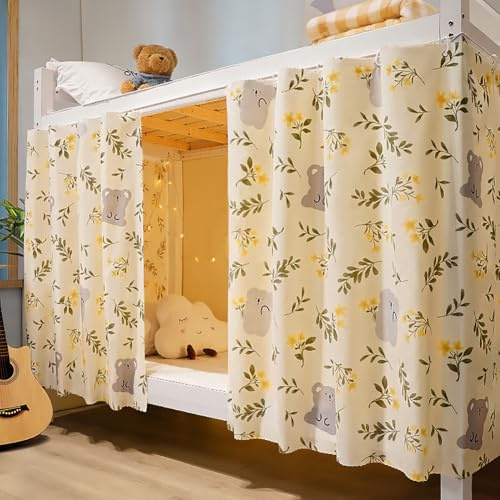 Bettvorhang Hochbett Kinder Etagenbett Vorhang Bettvorhänge Schlafzimmer Betthimmel Mädchen Jungen Bettzelt Schlafsaal Bett Vorhänge Cartoon Schlafzelt Kinderzimmer Bett Zelt Umrandung 2x1.15m (LxH)