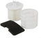 Kit de filtro de aspiradora para Hoover, modelo U66, compatible con Sprint, para modelo Whirlwind SE71WR01, color blanco