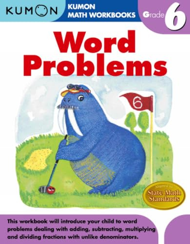 Kumon Grade 6 Word Problems (Kumon Math Workbooks)