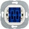 REV TECHNIK, Wechsel/Wechselschalter, 230VAC, 50Hz, 10A, 100W, Unterputz, blau
