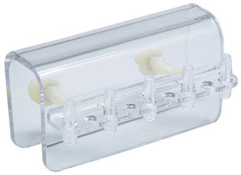 Alicer Halter für Schlauchbefestigung, Halter für 5-Rohr-Rohrschelle, transparenter Schlauchhalter für Aquarienfische für PC-Dosierpumpen