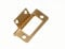 3 Pairs of Cabinet Door Flush Hinges EB Brass Plated Steel 50MM (2 inch)