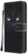 Reevermap iPhone SE 2022 Case, iPhone SE 2020 Case for iPhone 8/7 Case Wallet iPhone SE 3rd/2nd Phone Case Flip Shockproof PU Leather Soft TPU Bumper Magnet Cover Kickstand Card Slots Black Cat