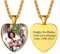 PROSTEEL Ciondolo Portafoto Personalizzabile Ciondolo Portafoto Oro Collana Cuore Portafoto in Acciaio Inossidabile con Confezione Regalo