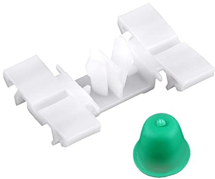 Dioche Clips Clips de Fixation de Voiture, 50 Pcs Clips de Garniture de Moulure de Porte de Voiture en Plastique Blanc Attaches de Retenue pour Série 3 E36 E46