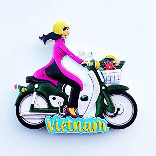 Ho Chi Minh Hanoi Vietnam Magnet Fridge Refrigerator Magnet Decoration Sticker Souvenir Resin Crafts Kitchen Whiteboard