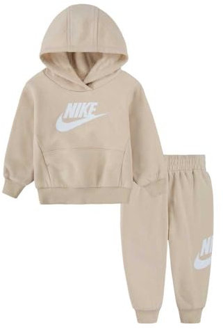 Nike Bébé Garçon Club Fleece Set Blender, Beige, 24 Mois EU