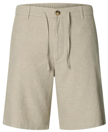 SELECTED HOMME Slhregular-Brody Linen Shorts Noos