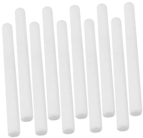 ABOOFAN 10pcs Sliver Aroma Bottle Inserts Sticks Oil Diffuse Stick Replaceable Volatile Sticks Aroma Diffuse Sticks Aroma Volatile Wands Absorbent Cotton Sticks Fragrant Volatile Sticks