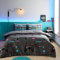 Lions Gaming Bedding Single - Multi Color Printed Boys Single Duvet Cover Set with Matching Pillowcase, 2 Piece Reversible Quilt Covers, Gamer Bedroom For Boys, 137x200cm