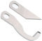 Dekaim Lot de 2 couteaux de surjeteuse pour machine à coudre, surjeteuse supérieure et inférieure, lame multifonction pour machine à coudre, accessoires de surjeteuse, surjeteuse artisanale