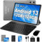 SKYEGG Tablet 10.1 Inch Android 13 with 12GB RAM + 128GB ROM (Expand to 1TB), GPS, 5G Wi-Fi, 8 Core CPU, 5MP + 8MP, Bluetooth 5.0, USB-C Tablet with Keyboard + Mouse, Gray