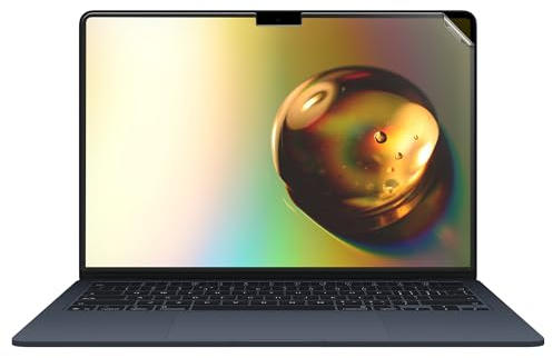 kwmobile Pellicola Protettiva per Display Compatibile con Apple MacBook Air 13 M4 2025 A3240 - Pellicola Screen Cover Opaca antiriflesso con Effetto Anti-Impronte