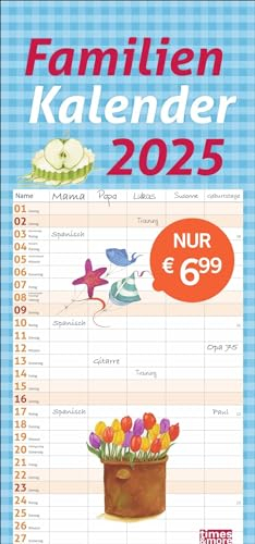 Maren Schaffner Familienplaner 2025: Schöner Familien-Kalender, liebevoll gestaltet von der bekannten Grafikerin. Wandkalender für Familien, dekorativ ... times&more (times&more Kalender Heye)