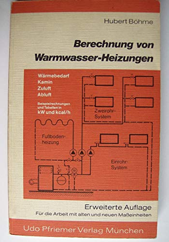 Berechnung von Warmwasser-Heizungen
