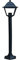 Vigor Blinky - Lanterna per Esterni Filicudi Palo 1 Luce, Elettrico, Nero, Altezza 110 cm