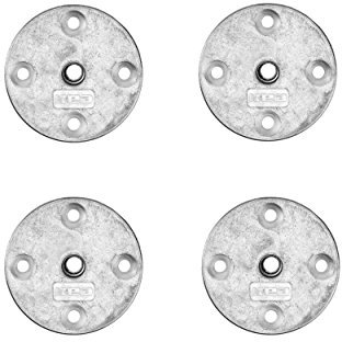 M8 8mm Round Heavy Duty Sturdy Table Leg Feet Mounting Fixing Furniture Brackets Plates