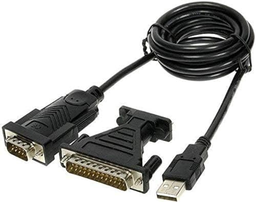 PremiumCord USB 2.0 - RS 232 Kabeladapter, bis zu 1mbit/s, Chipsatz FTDI, Kabellänge 1,5m