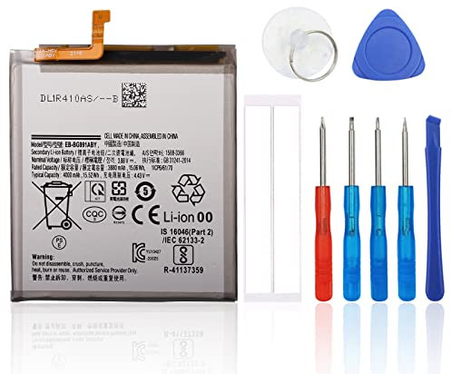 SwarKing Batteria di ricambio compatibile con Samsung Galaxy S21 5G EB-BG991ABY con toolkit