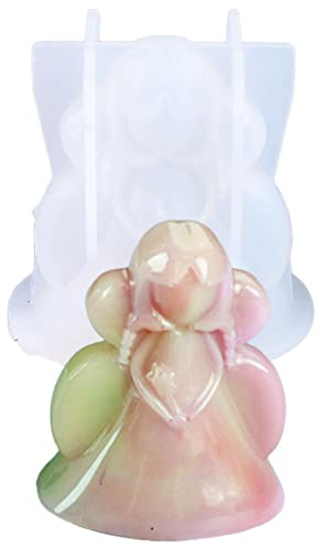Engel Silikonform, Weihnachten Engel Kerzenform, Engel Gießform Silikon Form Kerzengießform Silikonform, Harz Engel Figur Form Für Herstellung Von Kerzen, Aromasteinen, Schokolade