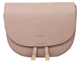 Cheval Firenze Borsa a tracolla Vega, Vera Pelle Made in Italy (Rosa Cipria)