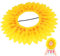 Holibanna Partyzubehör Kostüme Für Kinder Sonnenblumen-Cosplay-Zubehör Blumendekorationen Gelbes Stirnband Blumen-Haar-Accessoire Teletubbie-Stirnband Sonnenblumen-Gesicht Pflanze