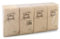 Hypafol 250 Stück 2-lagige Recycling Servietten (33x33cm) 1/8 Falz | „Guten Appetit“ | Umweltfreundlich, in stillvollem Braunton | für Hochzeiten, Feiern, Restaurant & Catering (mit Druck, 33x33cm)
