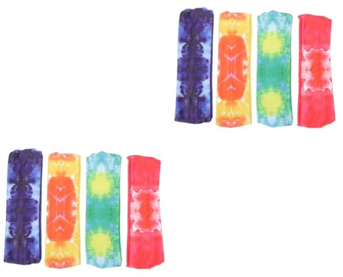 SHERCHPRY 8stücke Fitness Stirnbänder Elastische Multifunktionale Haarbänder Für Yoga Sport Laufen Und Radfahren Unisex Trendigen Farben Schweißabsorbierend Und Bequem