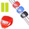 Kinderwagen licht Kinderwagenlicht Silikon, 3 pcs Kinderwagen licht wasserdichte LED Silikonleuchten mit Heller LED und 3 Leuchtfunktionen,Kinderwagen Licht LED für Kinderwagen,Outdoor, Läufer,Jogger