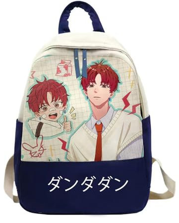 Zhongkaihua Anime Dan Da Dan Rucksack Laptoptasche, Ayase Momo/Okarun Dan Da Dan Merch Tasche, Reisen, Outdoor, Freizeit, Schulrucksack, Zubehör für Jungen und Mädchen, Typ 9
