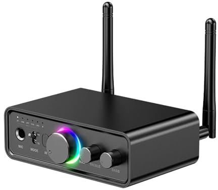 Adattatore audio Bluetooth 5.3, ricevitore trasmettitore 2 in 1 per AUX/RCA/ottico/USB, compatibile con TV, PC, cuffie, stereo domestico, sistemi KTV