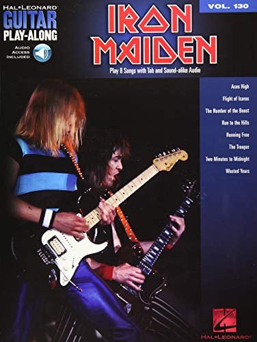 Guitar Play-Along Volume 130: Iron Maiden (Book/Online Audio) (Hal Leonard Guitar Play-Along) (Includes Online Access Code) (Hal Leonard Guitar Play-Along, 130)