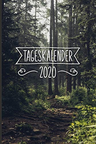Tageskalender 2020: Wald Terminkalender ca DIN A5 weiß über 370 Seiten I Jahreskalender I Terminplaner I Tagesplaner