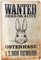Blechschild 20x30 Osterhase Wanted Gesucht Steckbrief im Retro Vintage Nostalgie Western Design Wild West USA Ostern