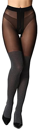 Bellivalini Damen Strumpfhose 60 DEN BLV-1111