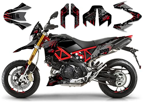 DEKOR kompatibel mit Aprilia Dorsoduro 750 900 1200 2008-2018 | Decals Aufkleber Graphics (900)