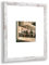 Olympia Deluxe Bilderrahmen Posterrahmen 70x80 cm Puzzlerahmen Weiß Vintage Shabby Chic Hintergrund Weiß Antireflex Kunstglas