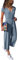 Cassiecy Jumpsuit Damen Elegant Kurzarm Playsuit V-Ausschnitt Casual Lose Overalls Lang Romper (ZY2-Blau,M)