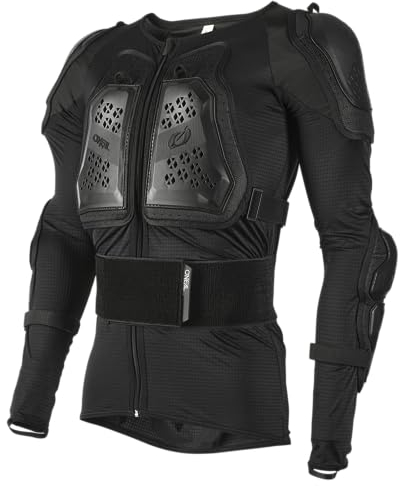 O'NEAL | Protektoren-Jacke | Motocross Enduro ATV | Verstellbare Stretchbänder, hochbelastbare Kunststoffelemente | Underdog Protector Jacke | Erwachsene | Schwarz | Größe XS