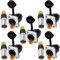 PENGLIN 5 Sätze RJ45 Netzwerk Port Wasserdichte Stecker, Cat5/5e/6 8P8C Ethernet LAN Kabelstecker, Buchse zu Buchse Netzwerkkabel Extender mit wasserdichter/Staubkappe