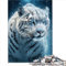 Puzzles für Erwachsene, Majestätischer weißer Tiger, 1000-teiliges Holzpuzzle für Erwachsene und Kinder, herausfordernde Spielgröße (50x75 cm)